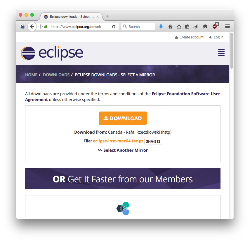 download eclipse neon for mac